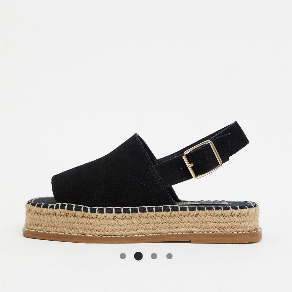 Sandals espadrilles in black